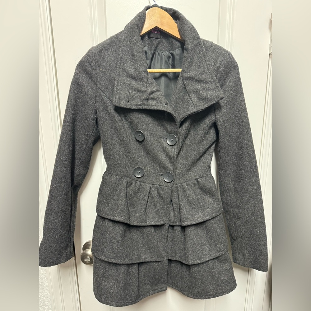 2B BEBE GRAY COAT